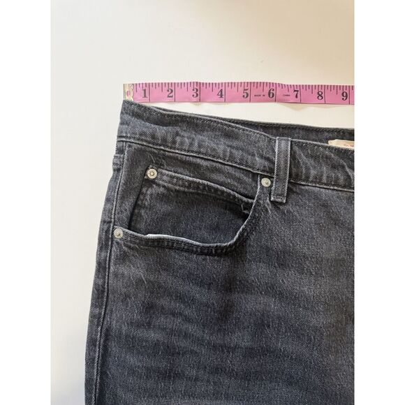 Levi's Premium Jeans Black 70s High Rise Flare Wide Leg Denim Womens 34 X 32 - Picture 6 of 14